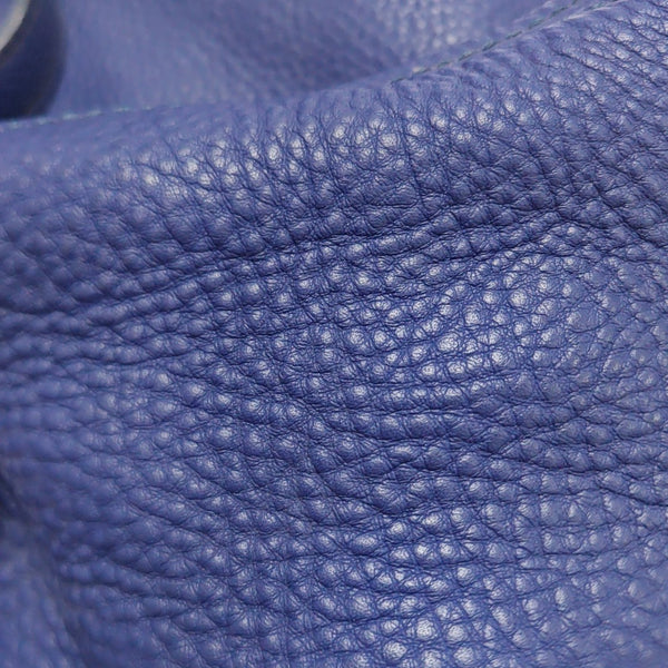 Calfskin Shoulder Bag Blue
