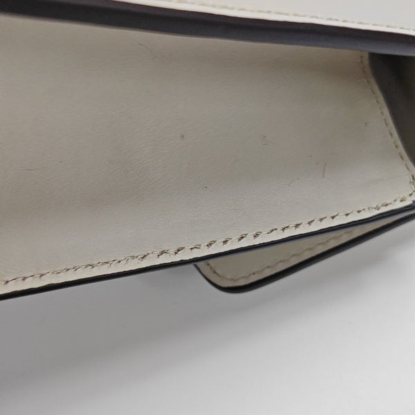 Sylvie Small Calfskin White