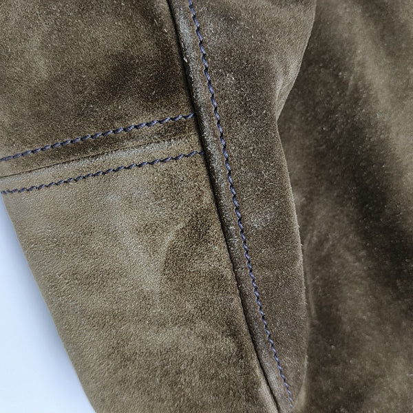 Suede Shoulder Bag Brown