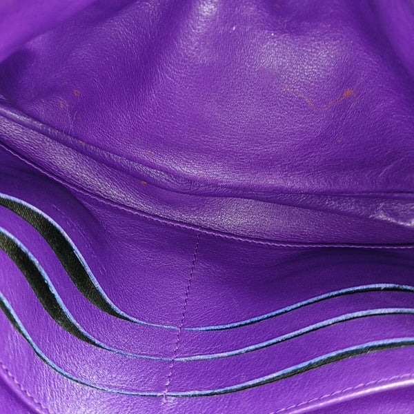 New Lock Cannage Calfskin Purple