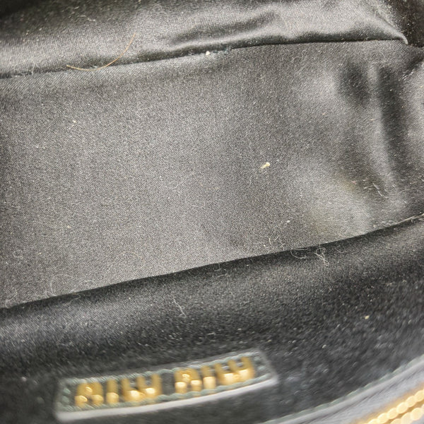 Arcadie Matelassé Small Velvet Black