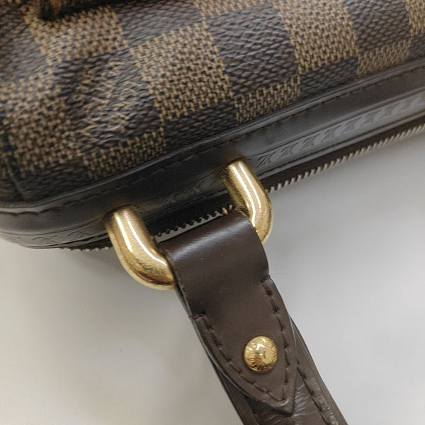 KNIGHTSBRIDGE Damier Ebene Coated Canvas Brown