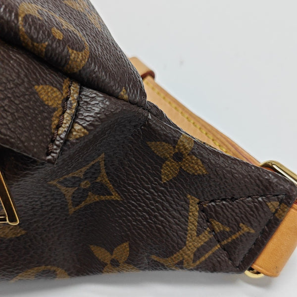 BUMBAG Monogram Coated Canvas Brown