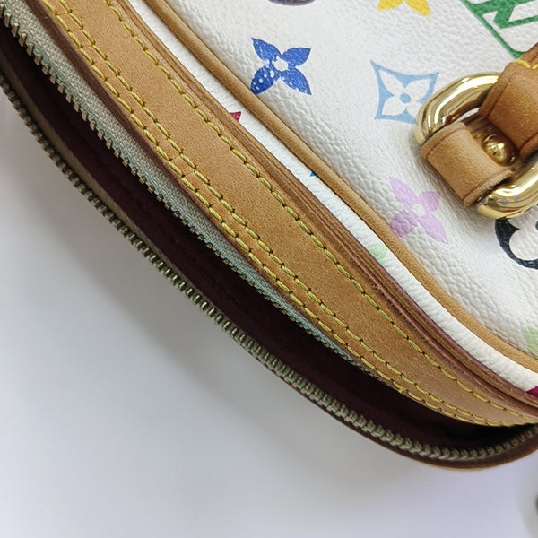 LV × TM PRISCILLA Monogram Coated Canvas White