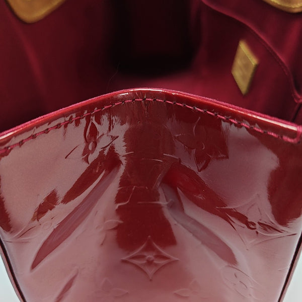 ROXBURY Monogram Patent Leather Red