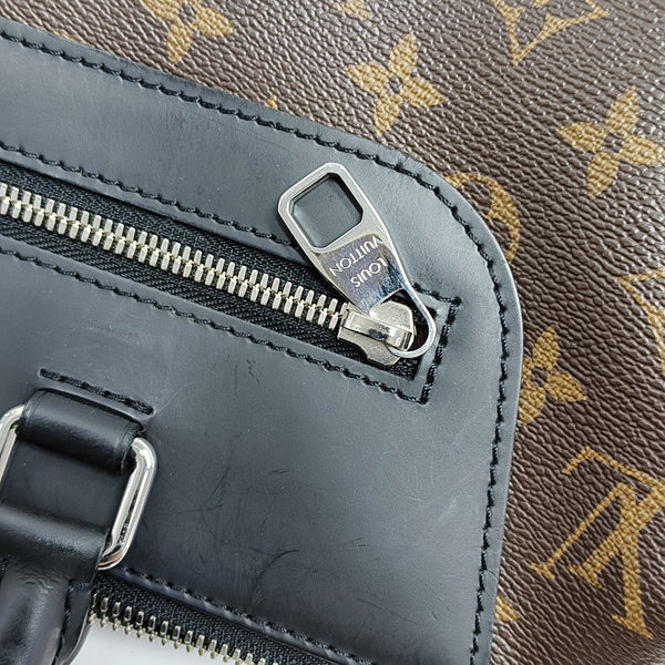 PORTE-DOCUMENTS Monogram Coated Canvas Brown