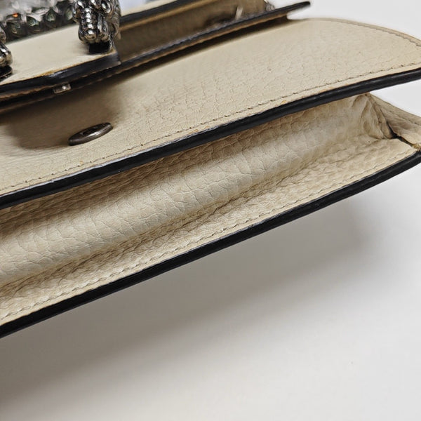 Dionysus Super Mini Calfskin White