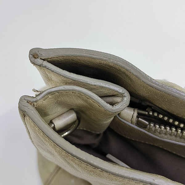 Shoulder Strap Calfskin Gray