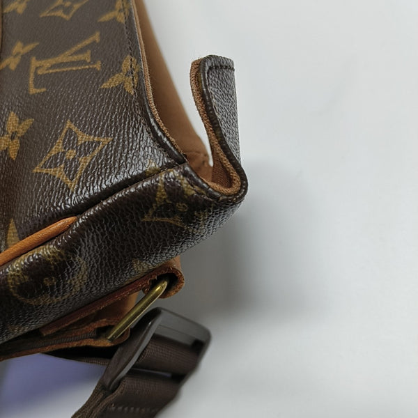 VALMY Monogram Coated Canvas Brown
