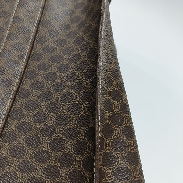 MACADAM SHOPPING BAG Coated Canvas Brown