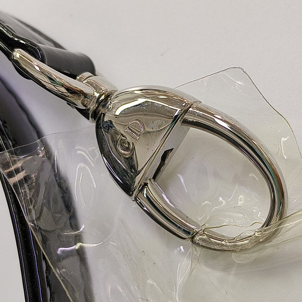 Lady Dior Large Cannage Patent Leather Black