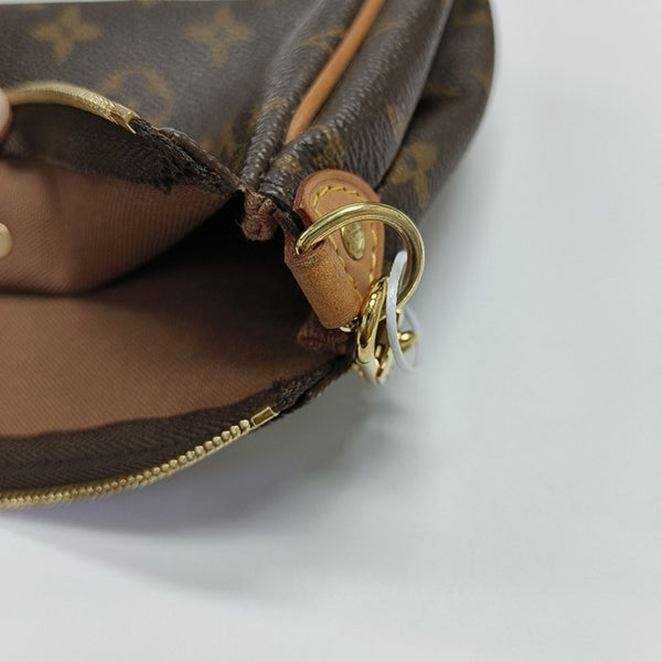 EVA Monogram Coated Canvas Brown