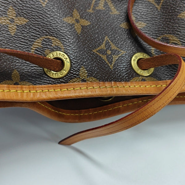 NOÉ BB Monogram Coated Canvas Brown