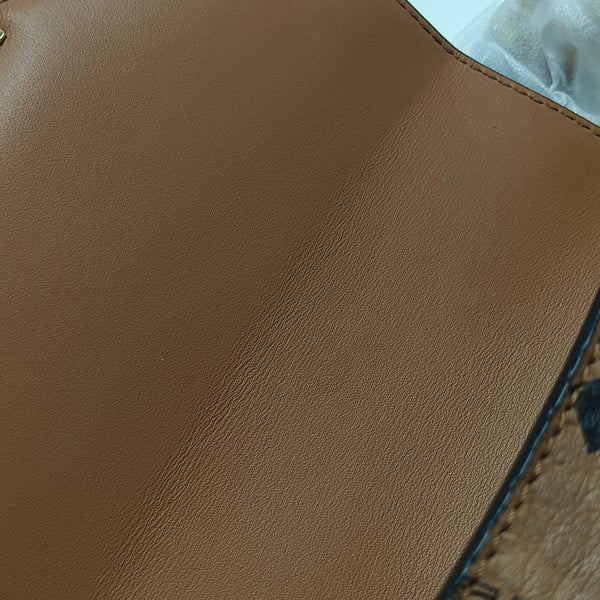 PATRICIA Mini Monogram Coated Canvas Brown