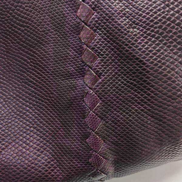 Lizard Top Handle Bag Red