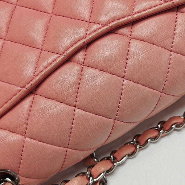 CLASSIC FLAP Small Quilted Lambskin Pink