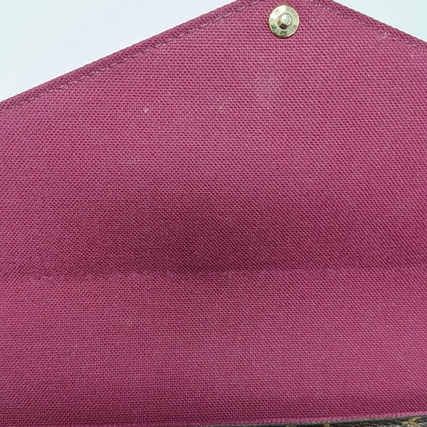 FÉLICIE Monogram Coated Canvas Brown