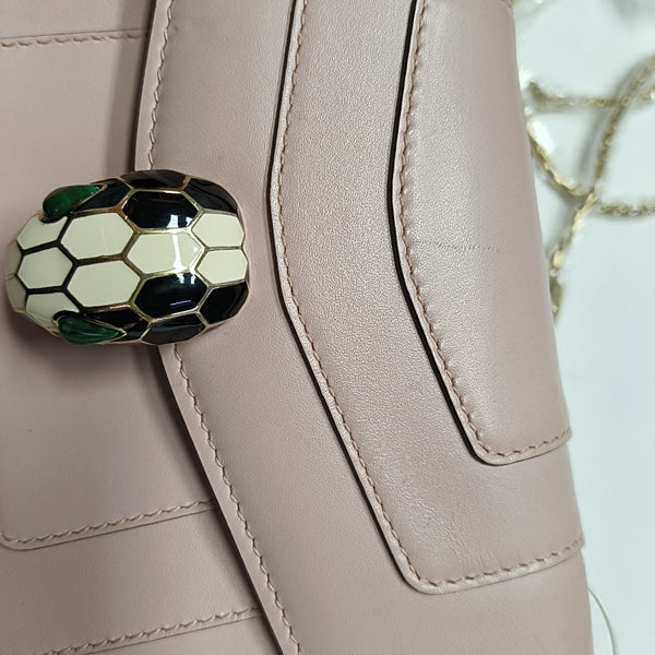 SERPENTI FOREVER Small Calfskin Pink