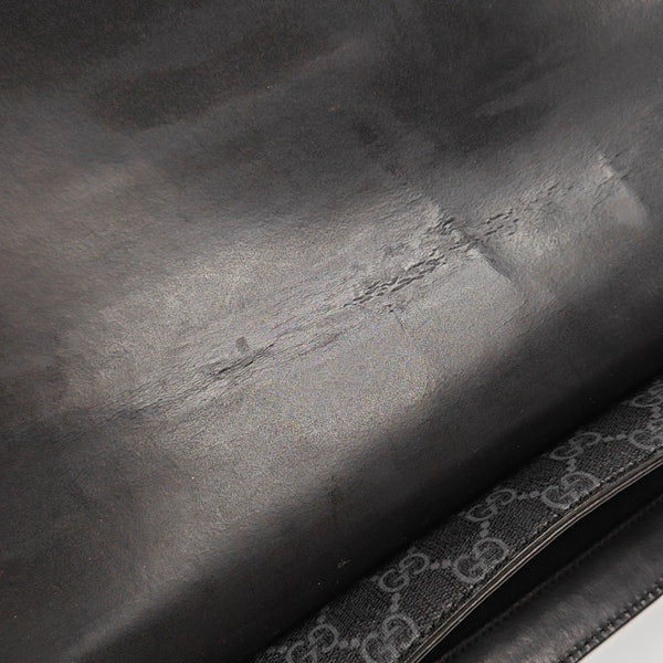 Nightcourrier Monogram Coated Canvas Black