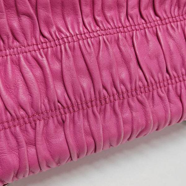 Quilted Lambskin Shoulder Bag Red
