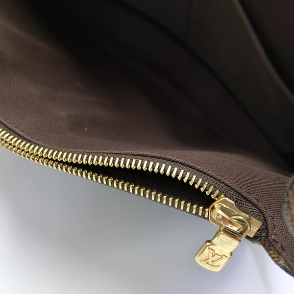 SPENCER Damier Ebene Coated Canvas Brown