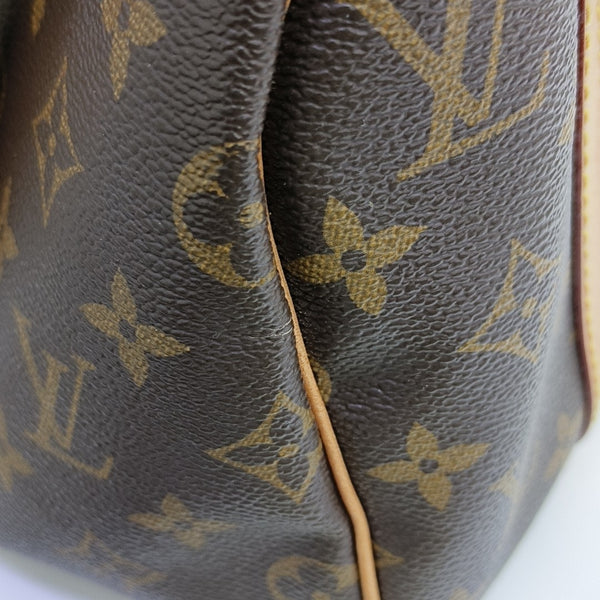 SPEEDY 25 Monogram Coated Canvas Brown