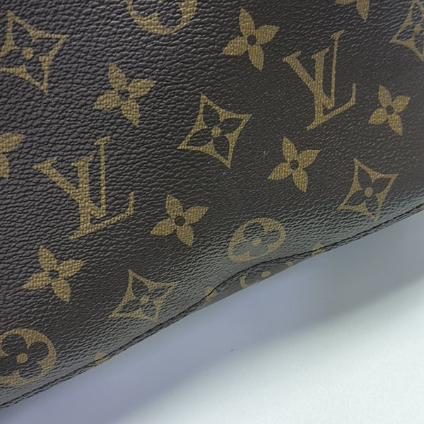NÉONOÉ MM Monogram Coated Canvas Brown
