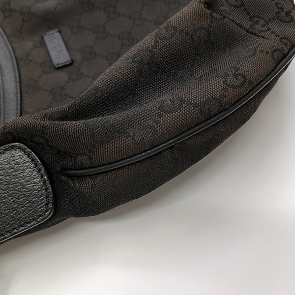 Monogram Canvas Shoulder Bag Black