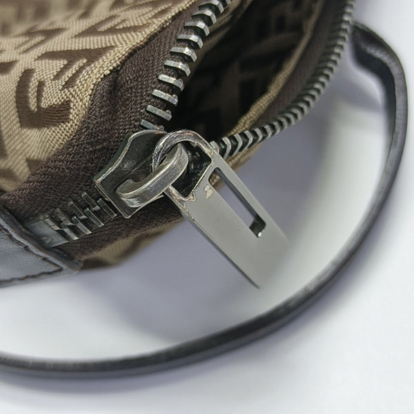 Canvas Top Handle Bag Brown