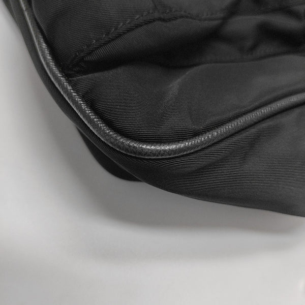 Nylon Shoulder Bag Black