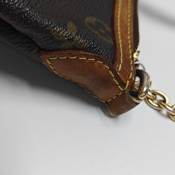 PALERMO PM Monogram Coated Canvas Brown