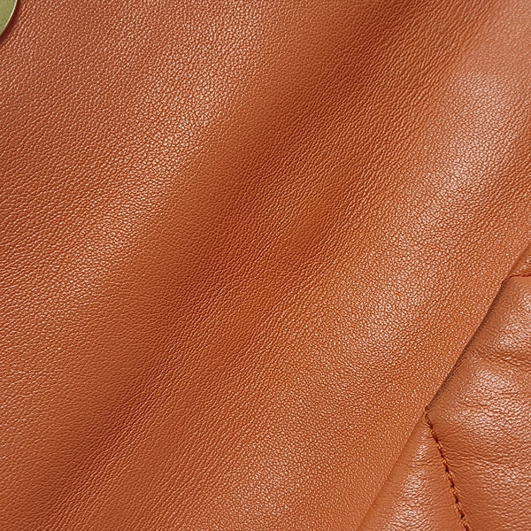 CHANEL 19 Small Quilted Lambskin Orange