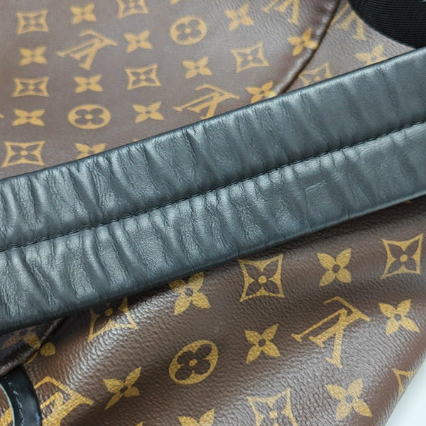 Coated Canvas Backpack Brown