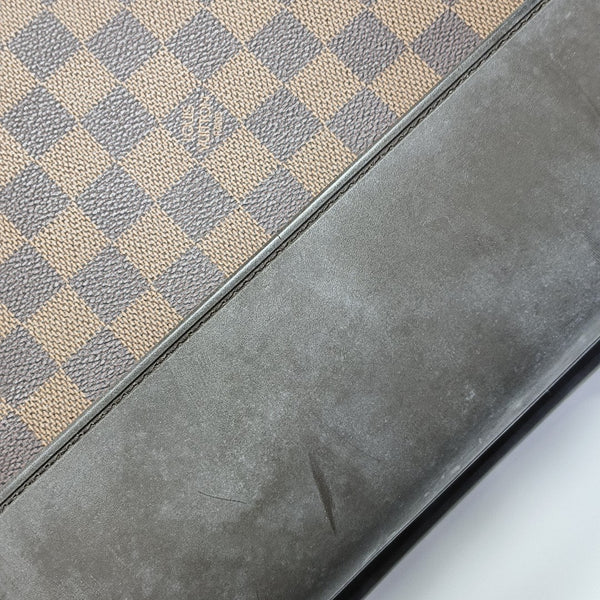 PEGASE 55 Damier Ebene Coated Canvas Brown