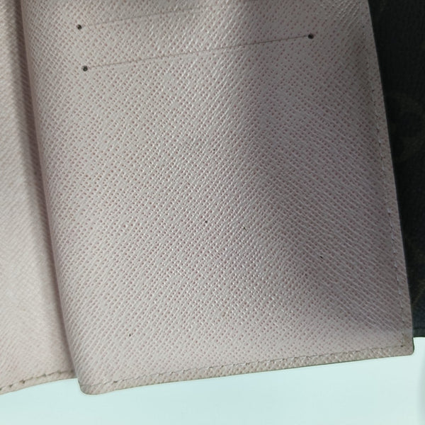 ARIANE Monogram Coated Canvas Brown Wallet
