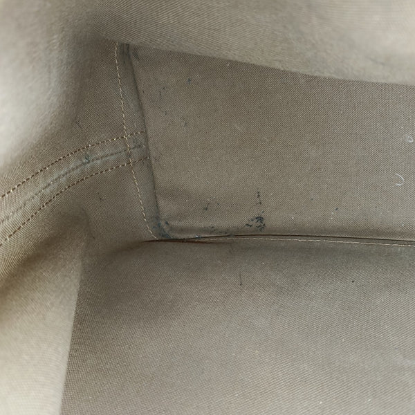 NOÉ BB Monogram Coated Canvas Brown