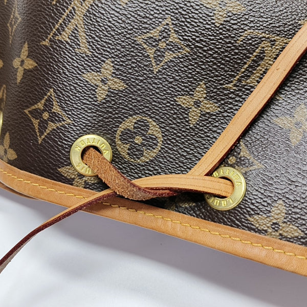 NOÉ BB Monogram Coated Canvas Brown