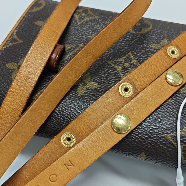 FLORENTINE Monogram Coated Canvas Brown