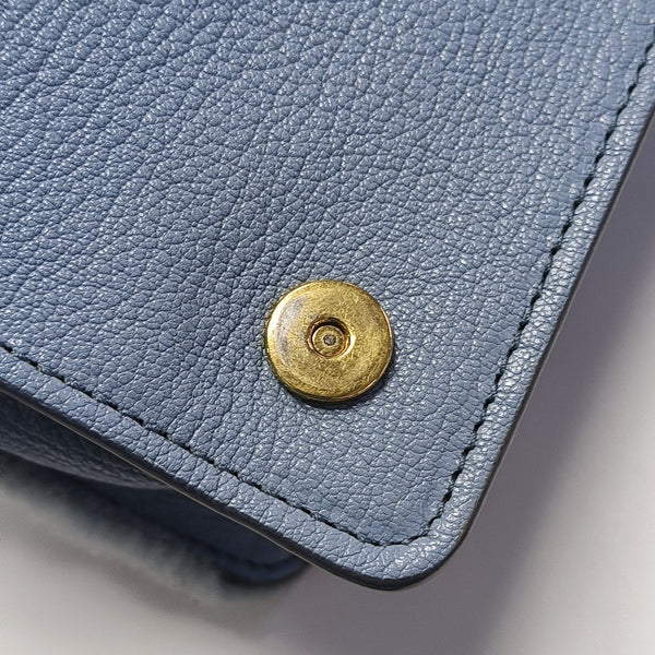 Fabric Shoulder Bag Blue