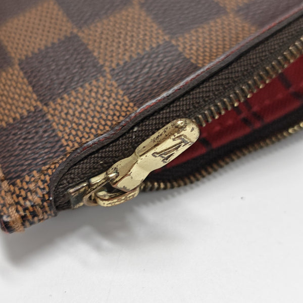 NEVERFULL MM Damier Ebene Coated Canvas Brown