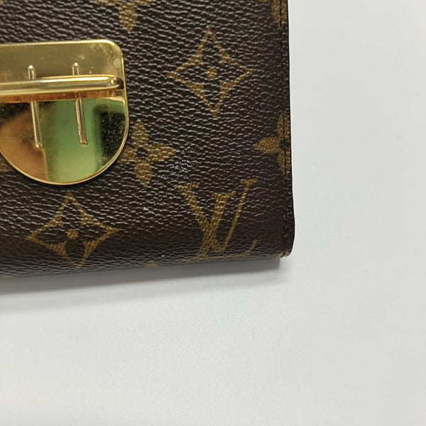 KOALA Monogram Coated Canvas Brown Wallet