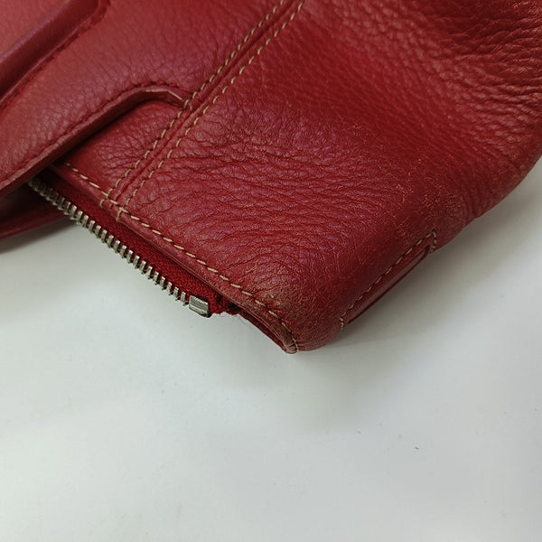 Calfskin Tote Bag Red