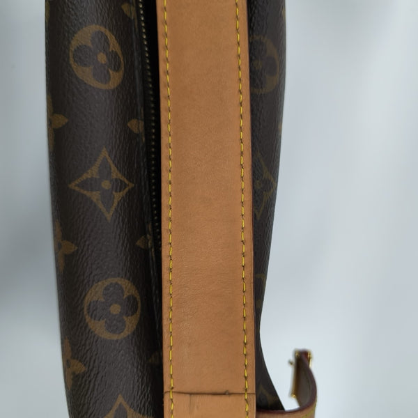 SIDE TRUNK MM Monogram Coated Canvas Brown