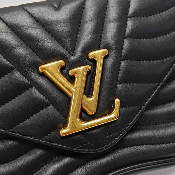 NEW WAVE MM Quilted Calfskin Black
