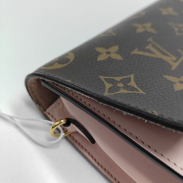FLORE Monogram Coated Canvas Brown