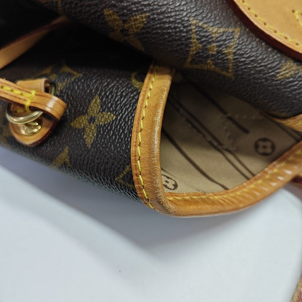 NEVERFULL GM Monogram Coated Canvas Brown