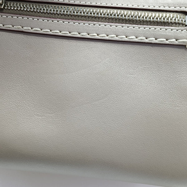 Calfskin Shoulder Bag Gray