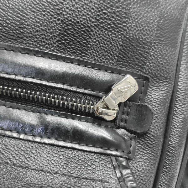 DANIEL Damier Graphite Coated Canvas Gray