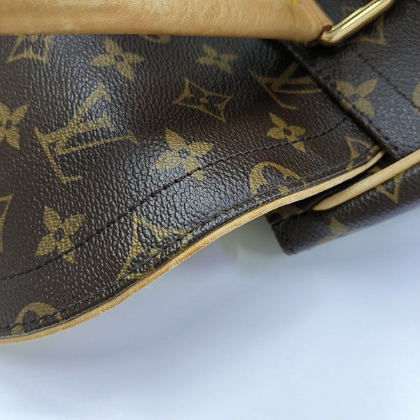 Lona Estampada Monogram BEVERLY Marrón