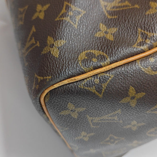 SAC SOUPLE 55 Monogram Coated Canvas Brown